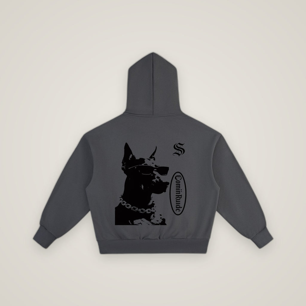 COMINRUUDE Emblem Fleece Hoodie
