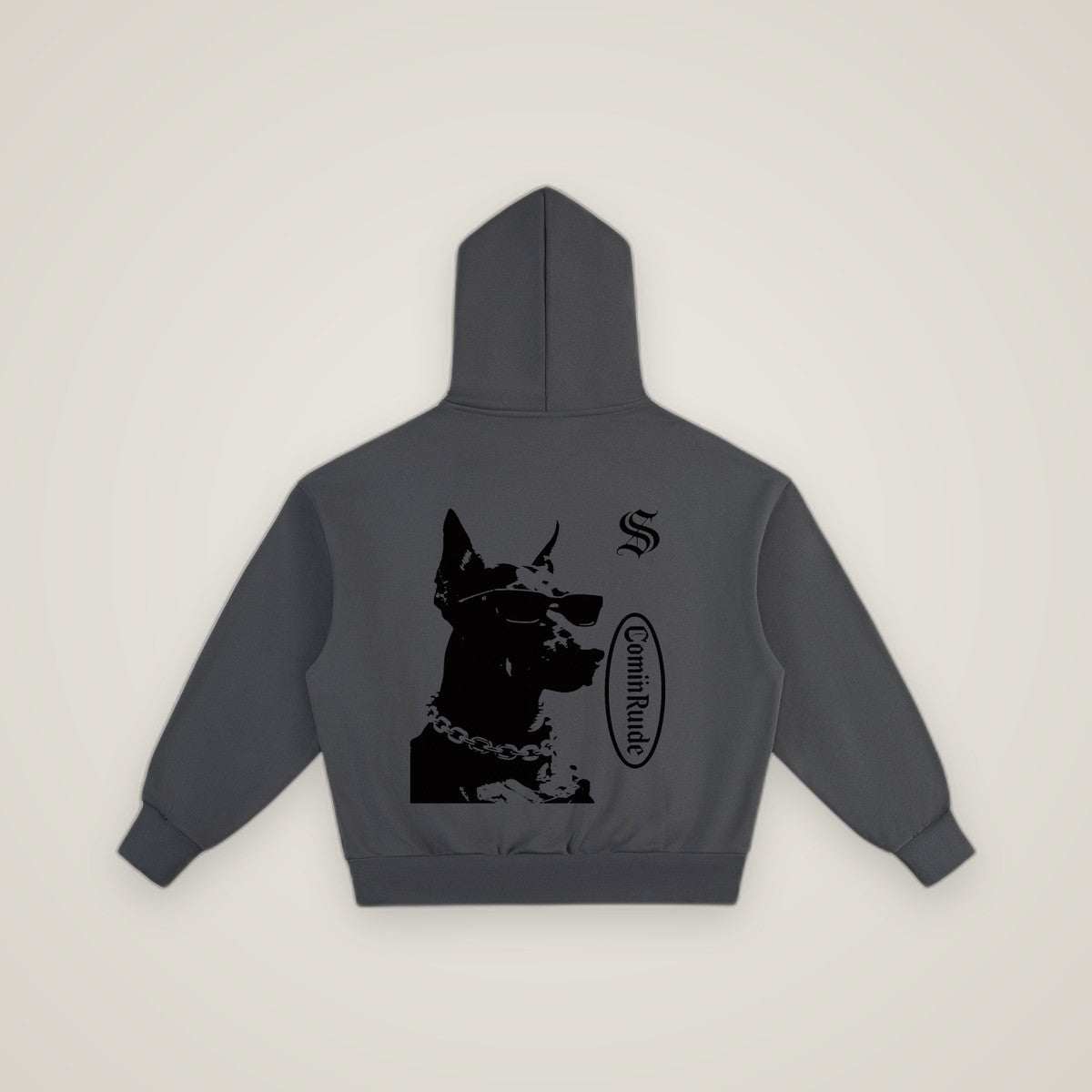 COMINRUUDE Emblem Fleece Hoodie