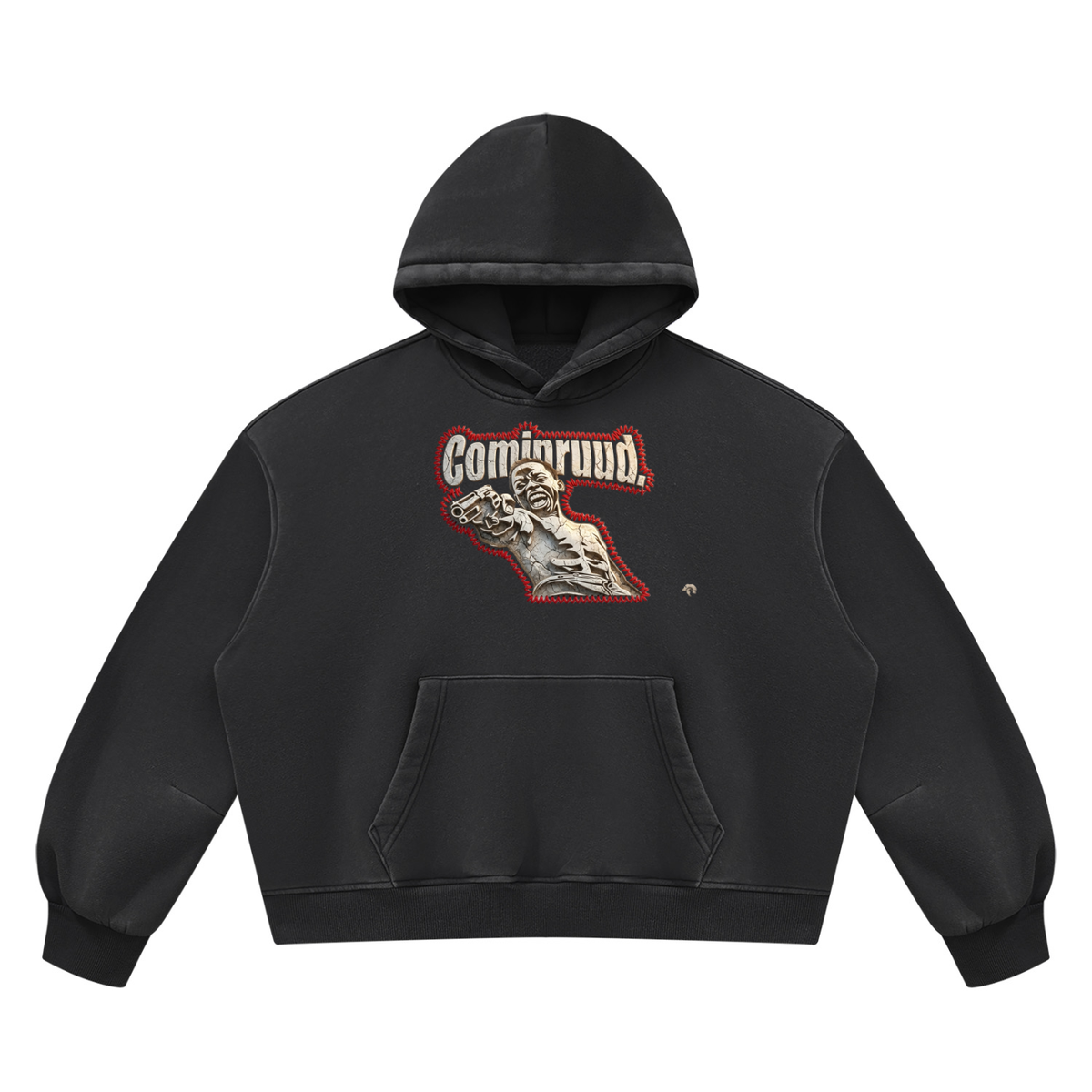 COMINRUUDE Vintage Wash Boxy Hoodie