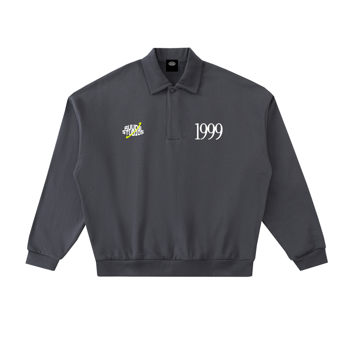COMINRUUDE Fleece Polo Sweatshirt