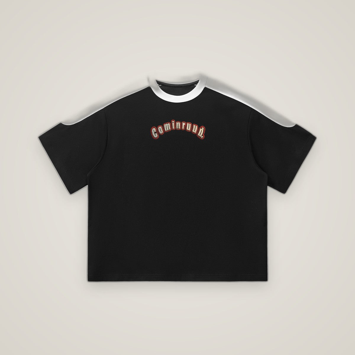 COMINRUUDE Color-Block Oversized Tee