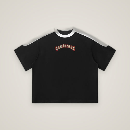 COMINRUUDE Color-Block Oversized Tee