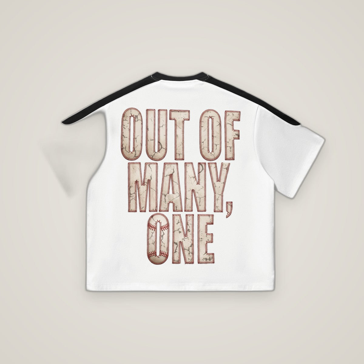 COMINRUUDE Color-Block Oversized Tee