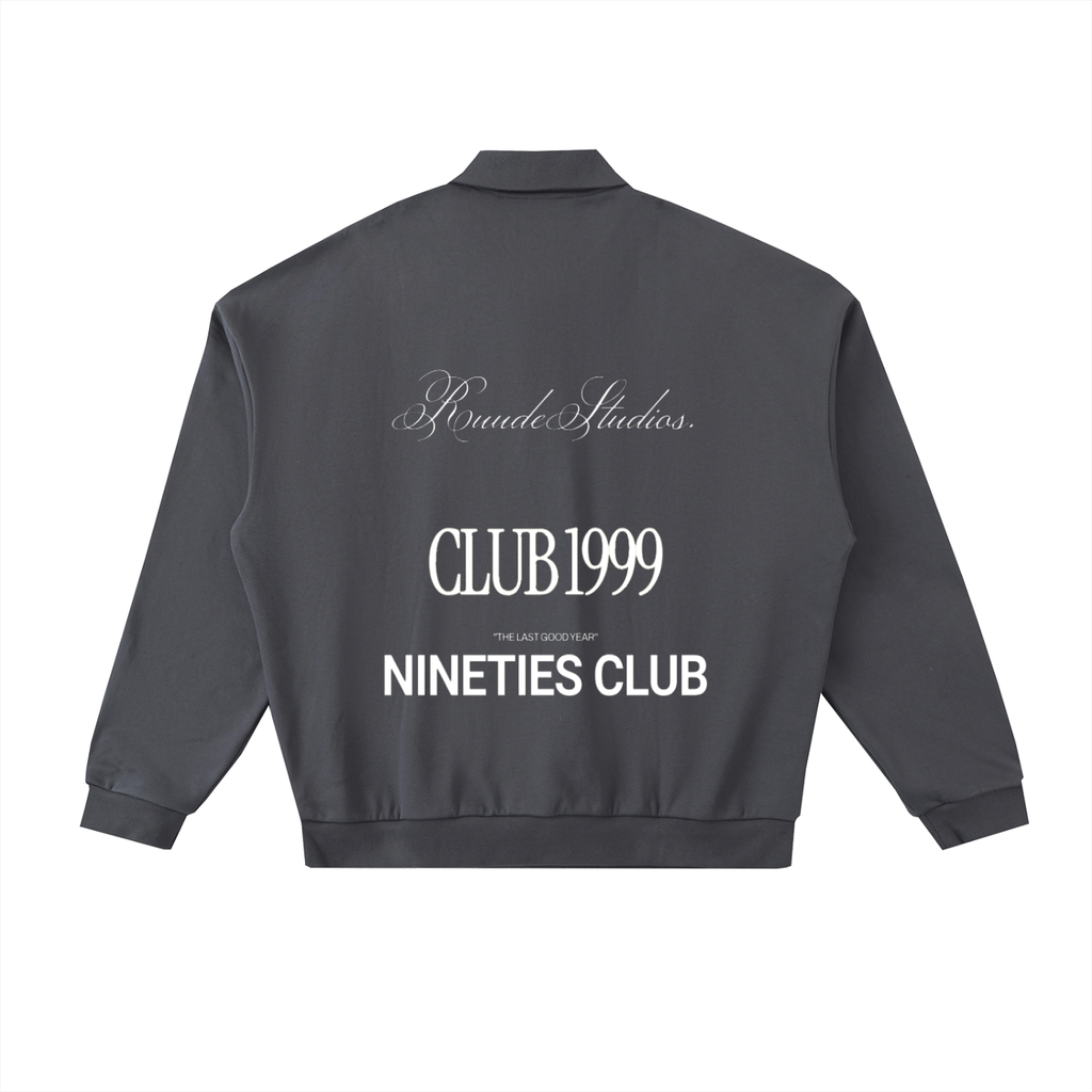COMINRUUDE Fleece Polo Sweatshirt