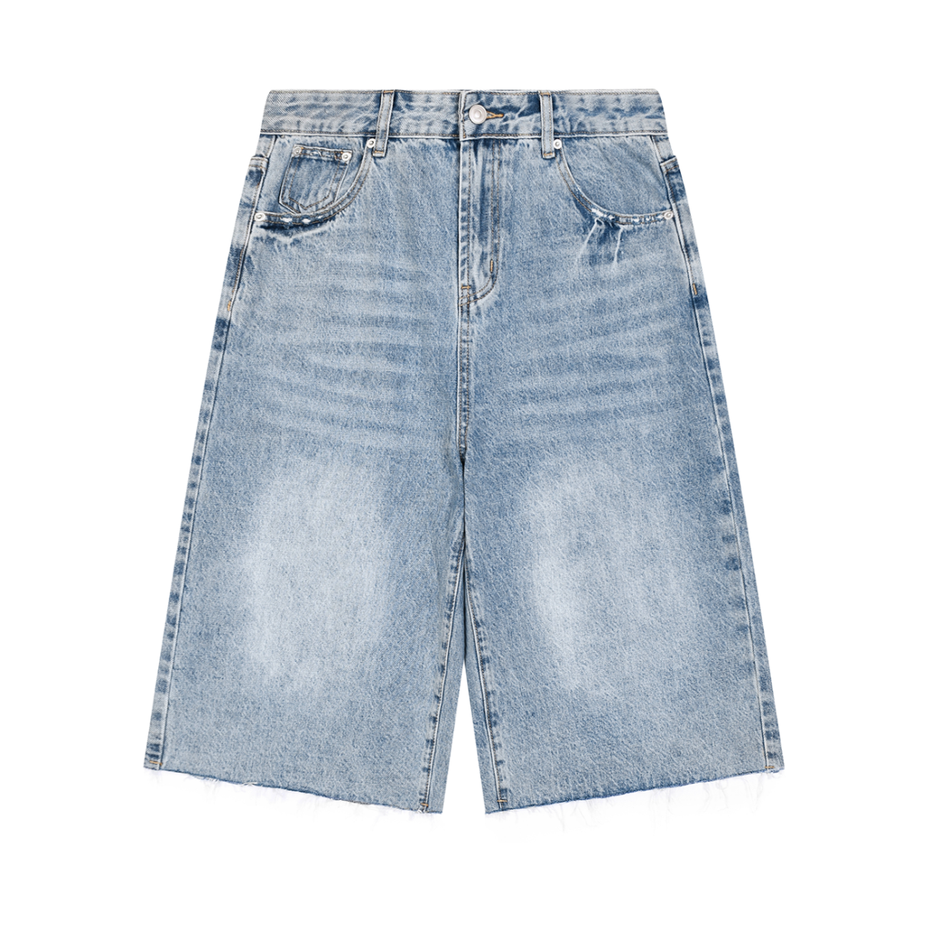 COMINRUUDE Men's Vintage Wide Leg Denim