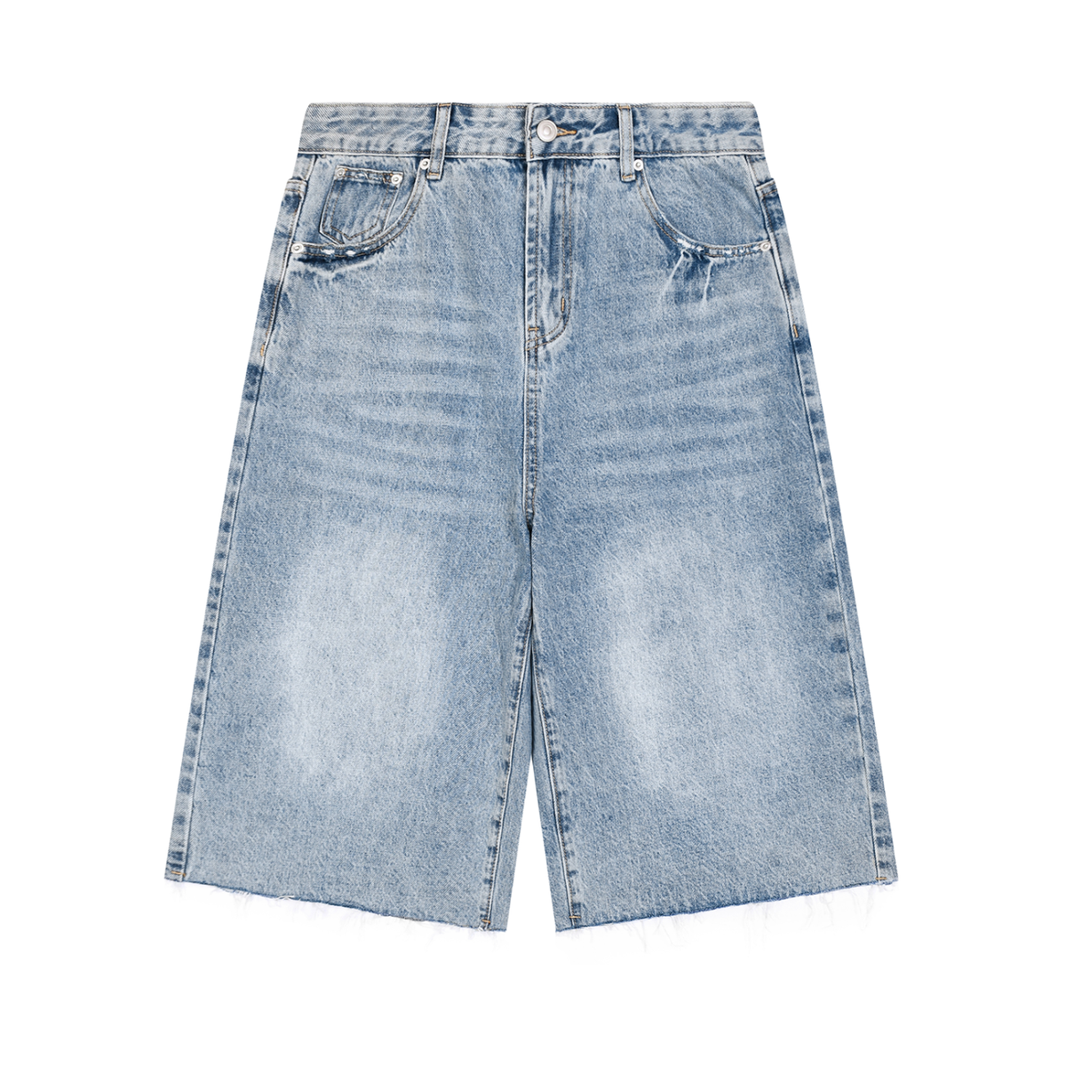 COMINRUUDE Men's Vintage Wide Leg Denim