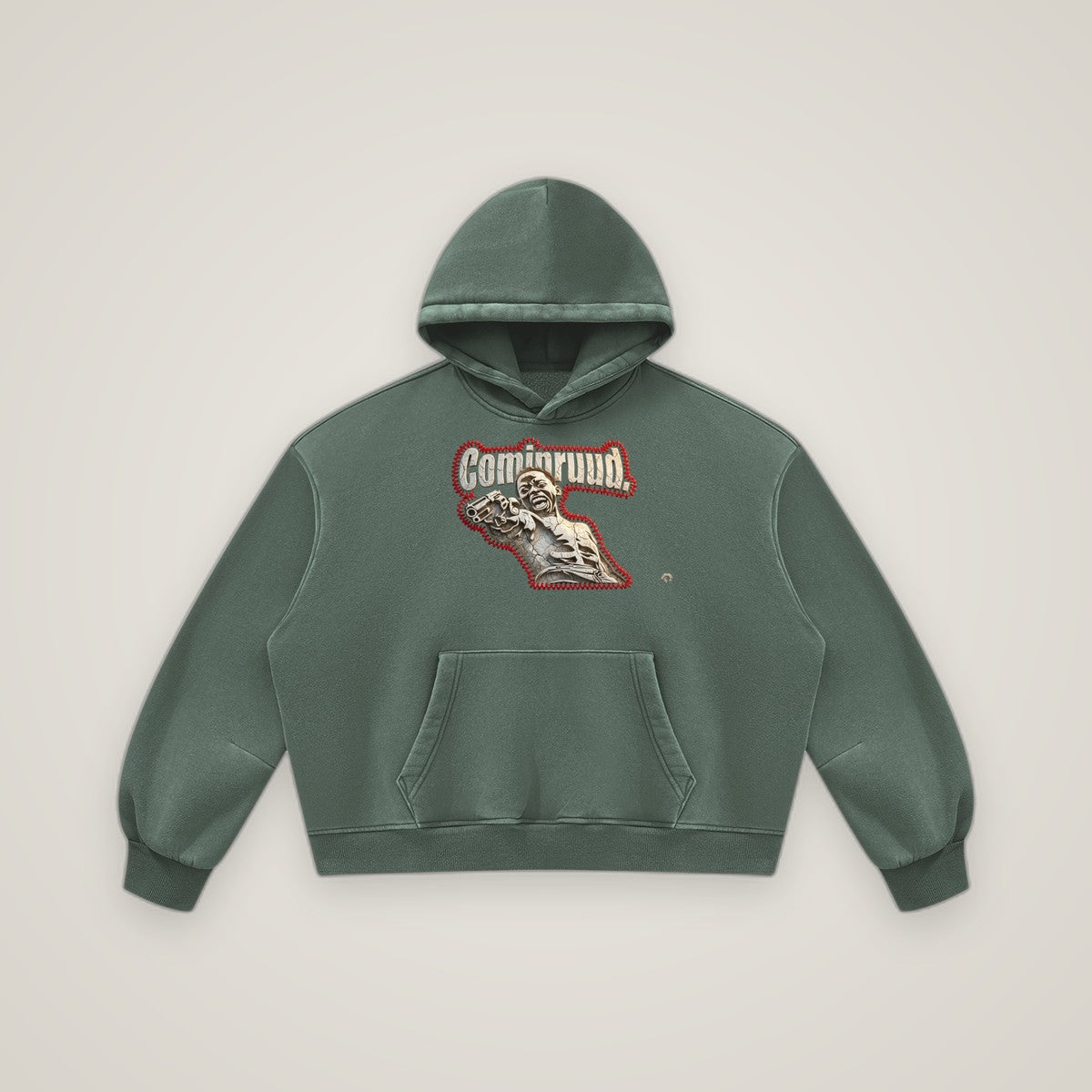 COMINRUUDE Vintage Wash Boxy Hoodie