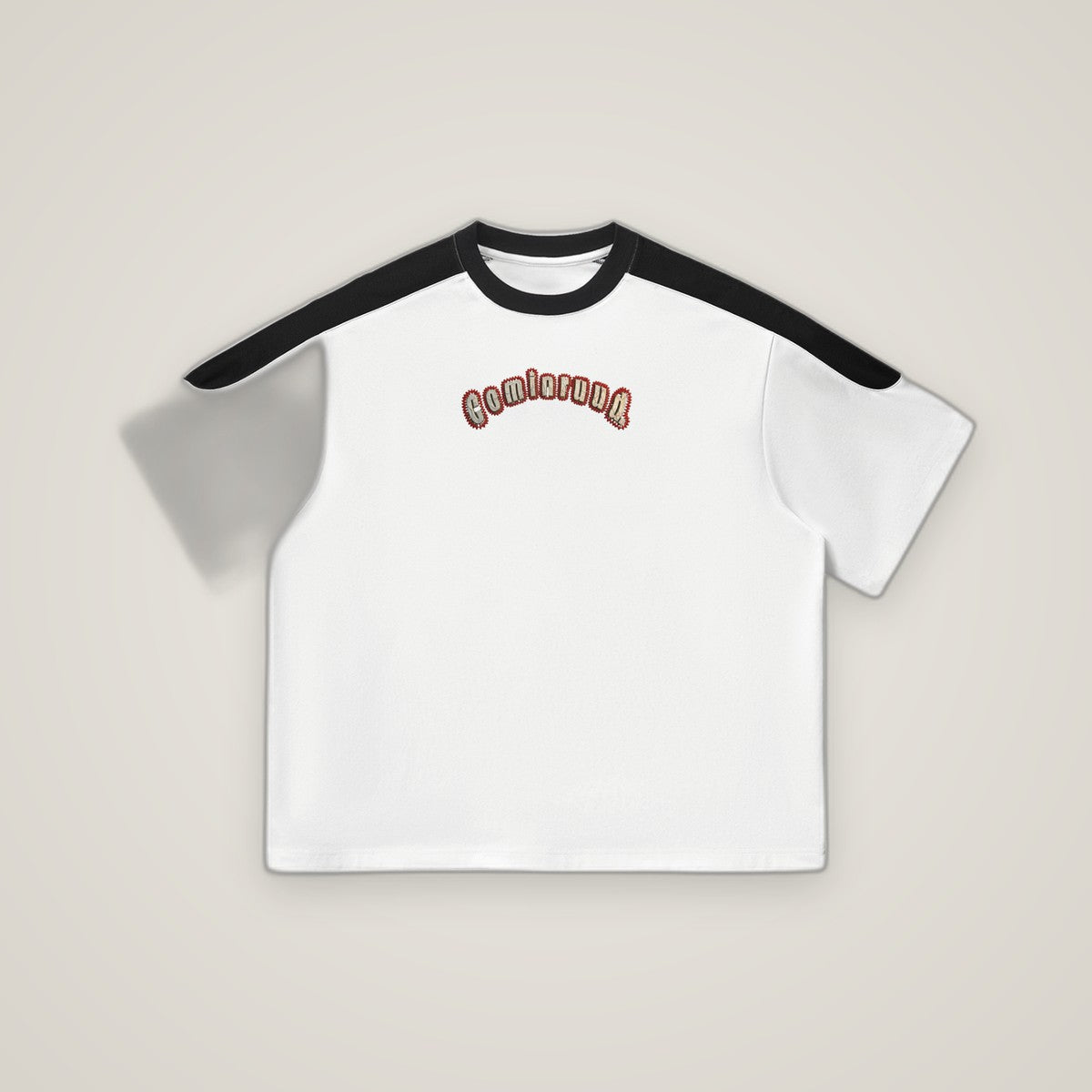 COMINRUUDE Color-Block Oversized Tee